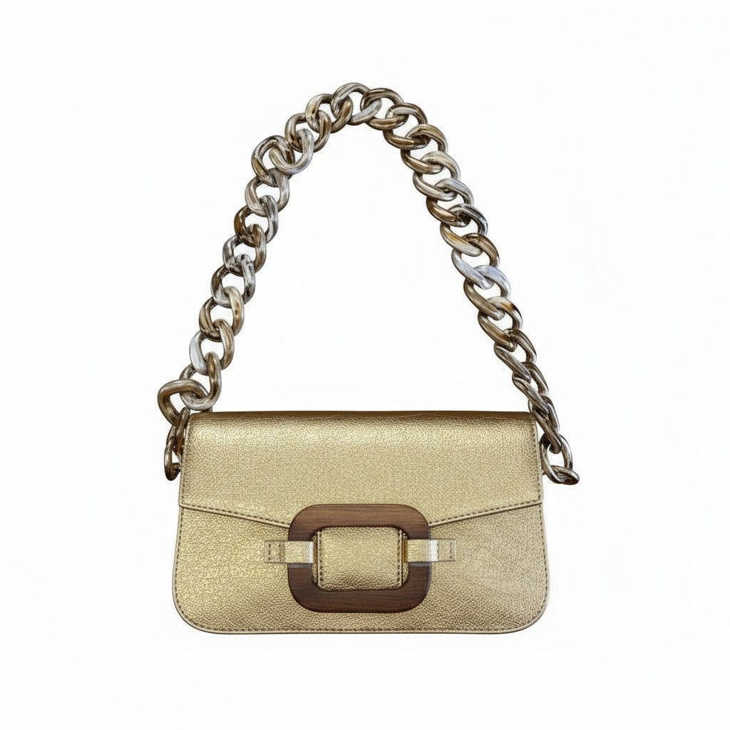 Gold Shoulder Bag