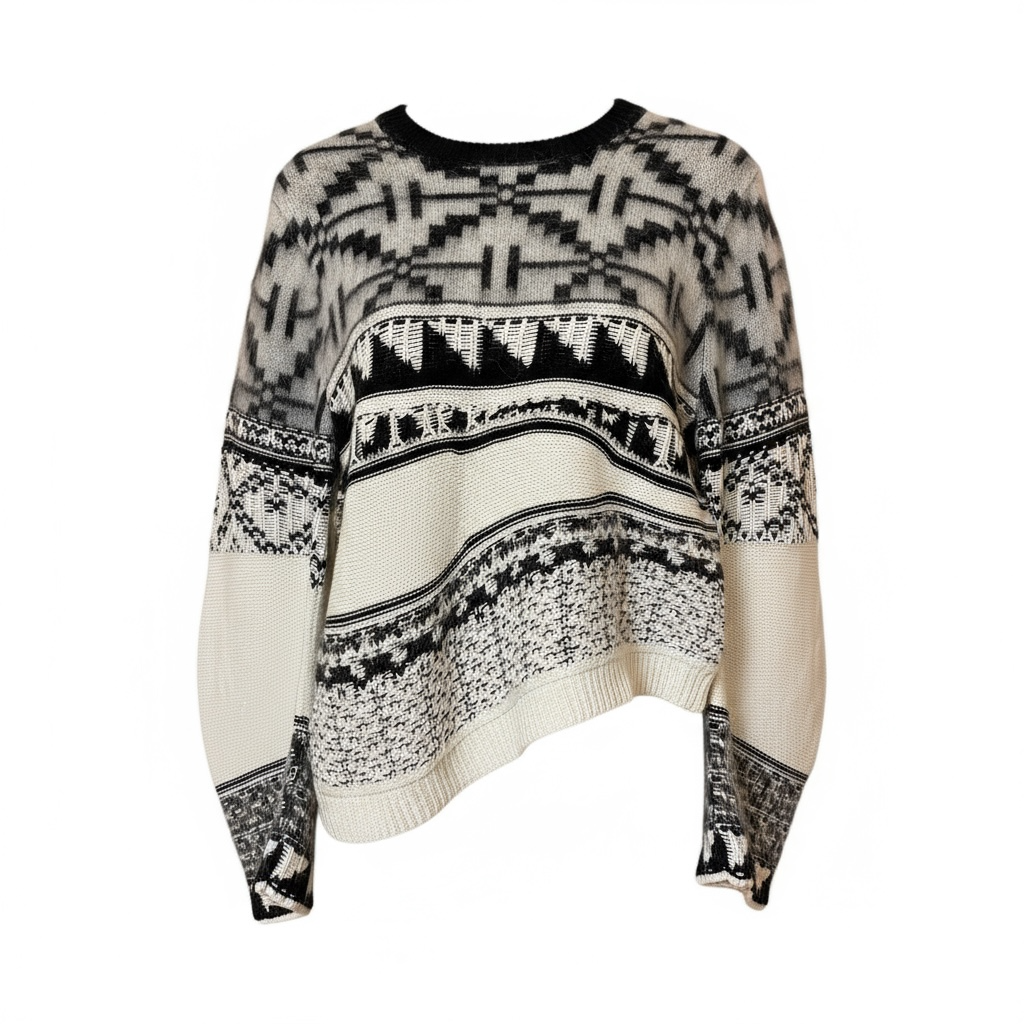 Geometric Knit Sweater