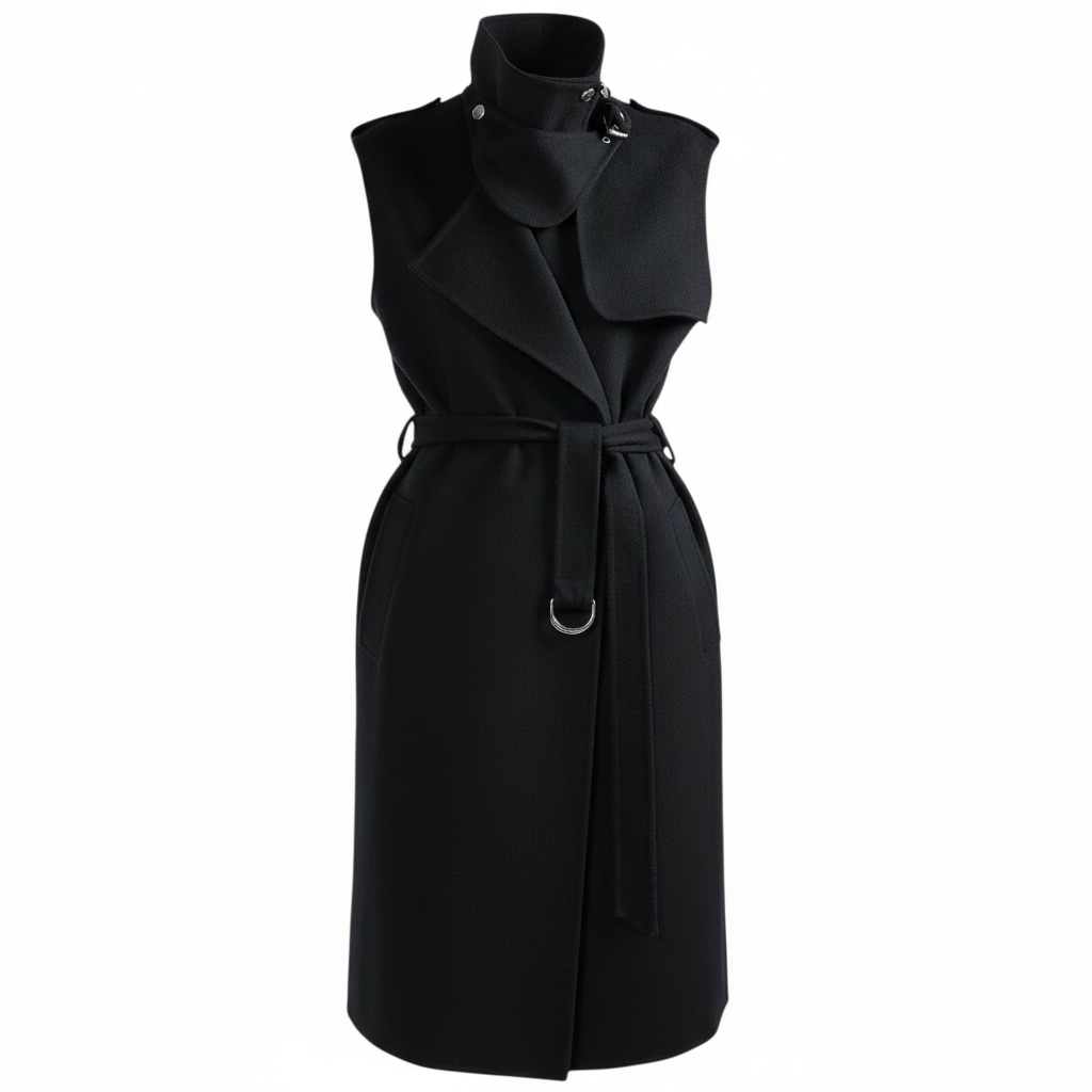 Double-Face Sleeveless Coat