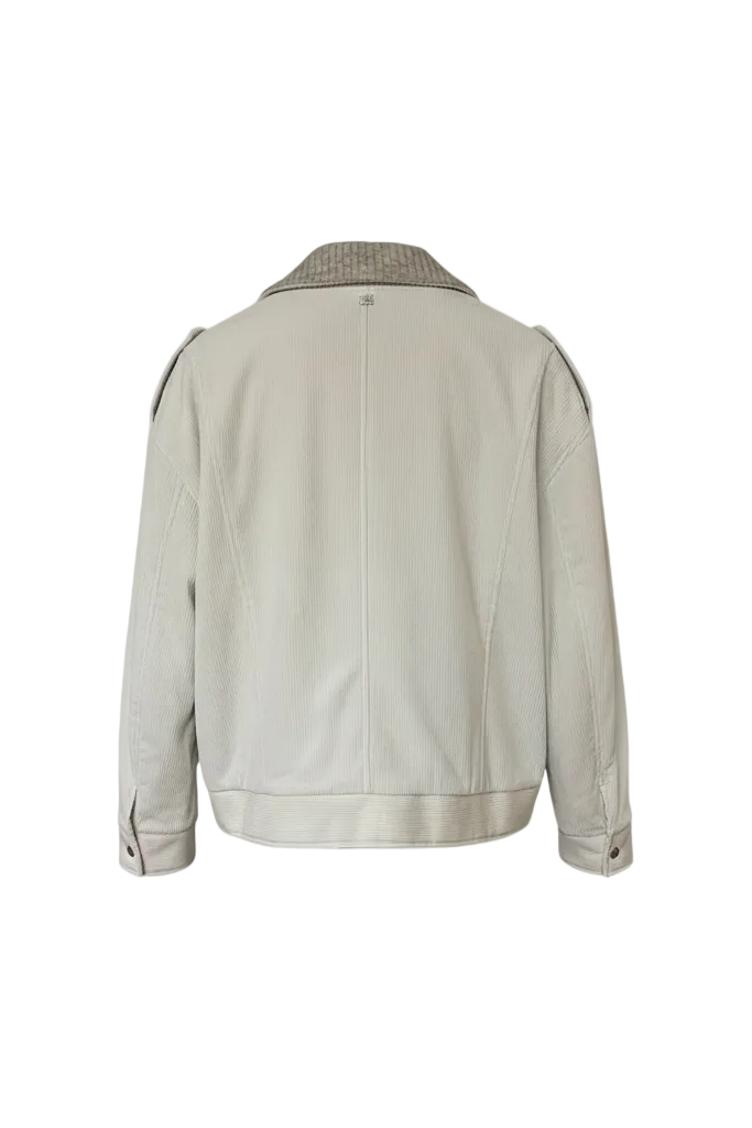 Light gray jacket on a white background.