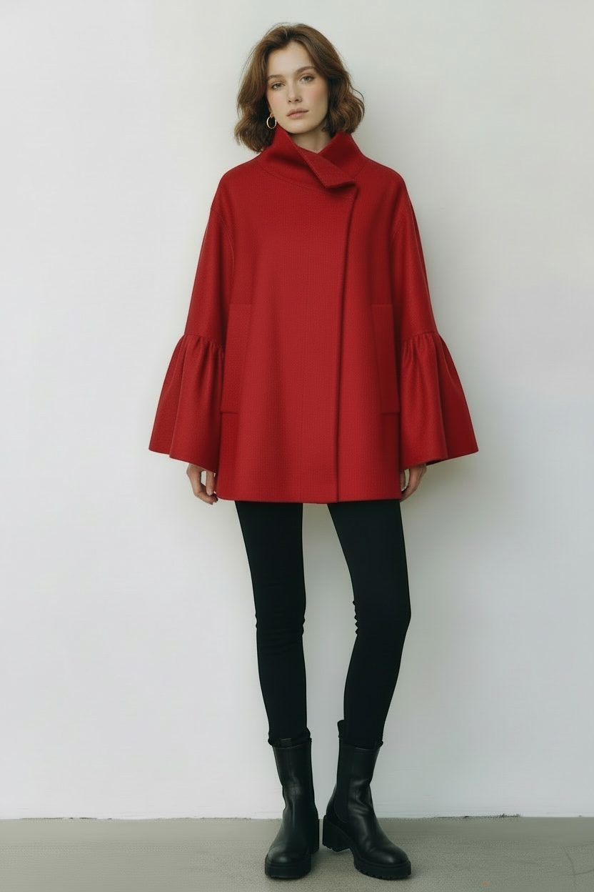 Mid-Length Flare Coat