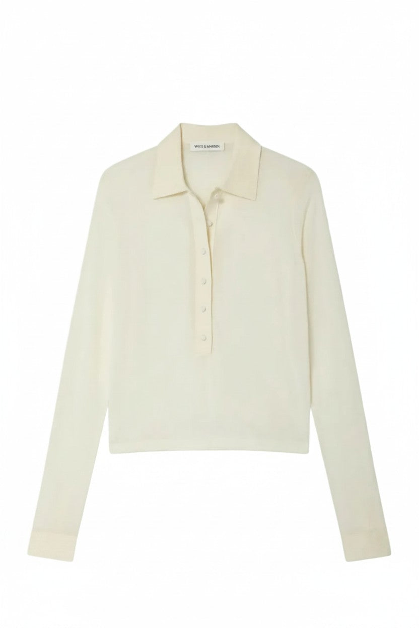 White blouse on a white background.