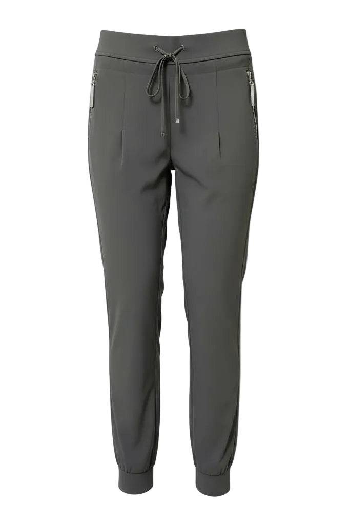 Gray pants on a white background.