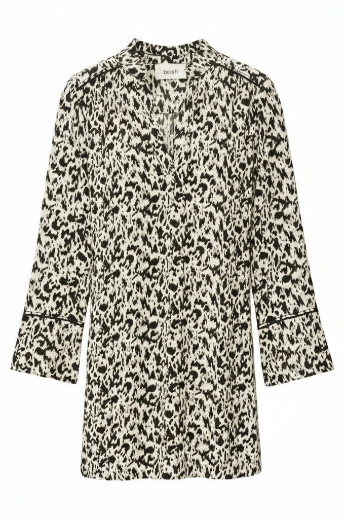 Pattern dress on a white background.