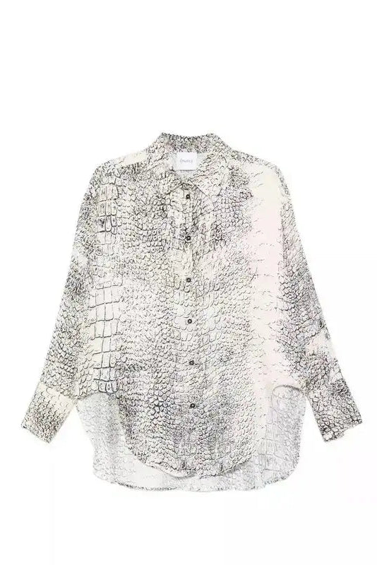 Animalier shirt on a white background.