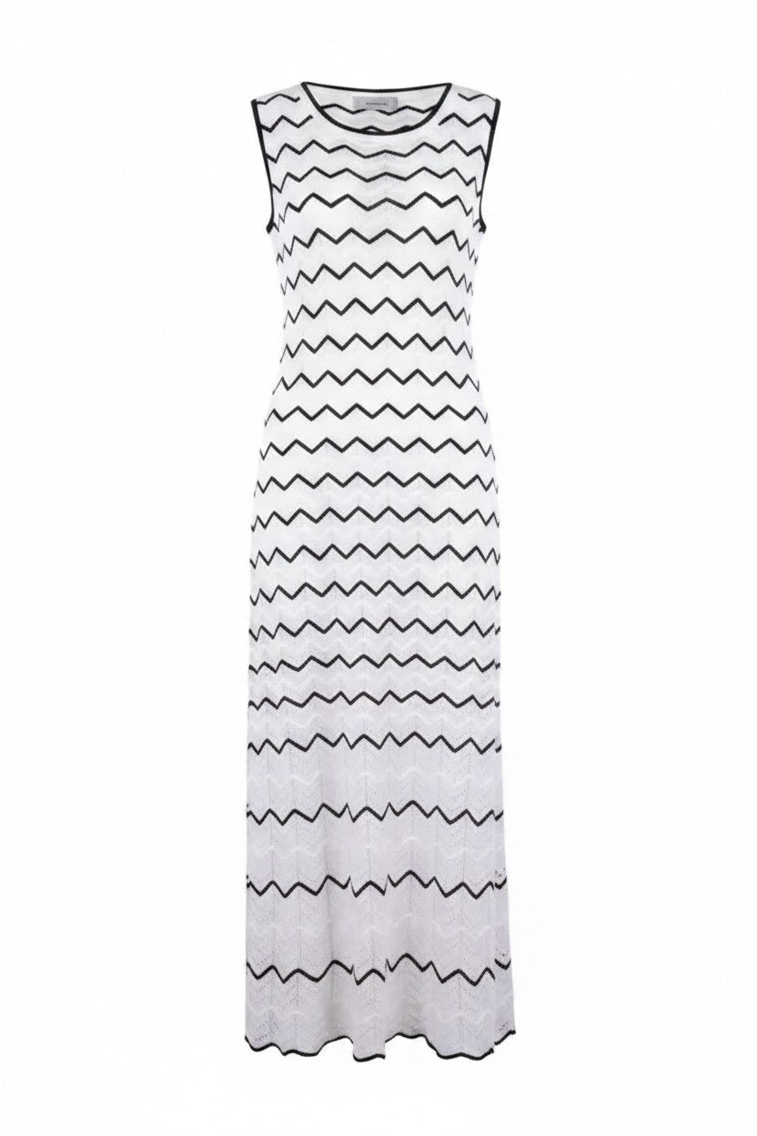 Zigzag Knit Dress - D.Exterior | Leal Boutique Zigzag Knit Dress - D.Exterior | Leal Boutique